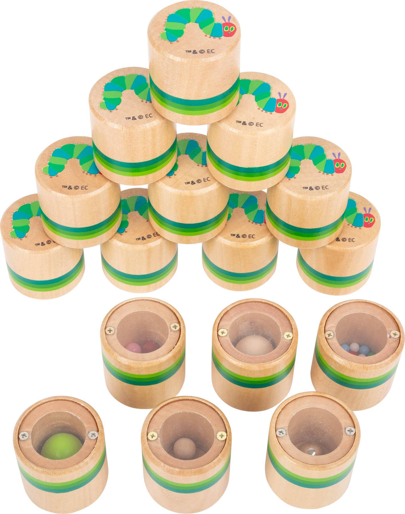 small foot - Wholesale Wood Toy - Kids - The Very Hungry Caterpillar Listening Memory Game1