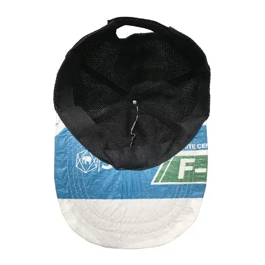 Upcycling by Bekos – wholesale Baseballkeps - Unisex – Upcycling baseballkeps med vitt tigertryck, tillverkad av återvunna cementpåsar3