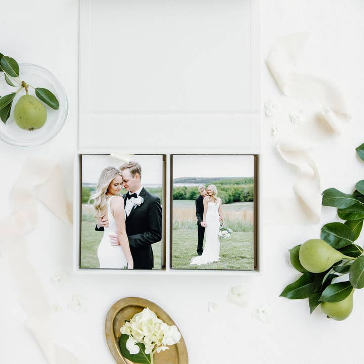 Abbey Ratcliff - Wholesale Keepsake box – Child & baby - Double Linen Keepsake Box - for Photos & Cards7