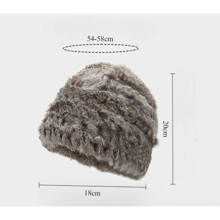 Funkyrel® Atzbranding Limited - Wholesale Bucket hat – Women's - Haila - Soft Plush Full Head Coverage Knitted Bucket Hat7