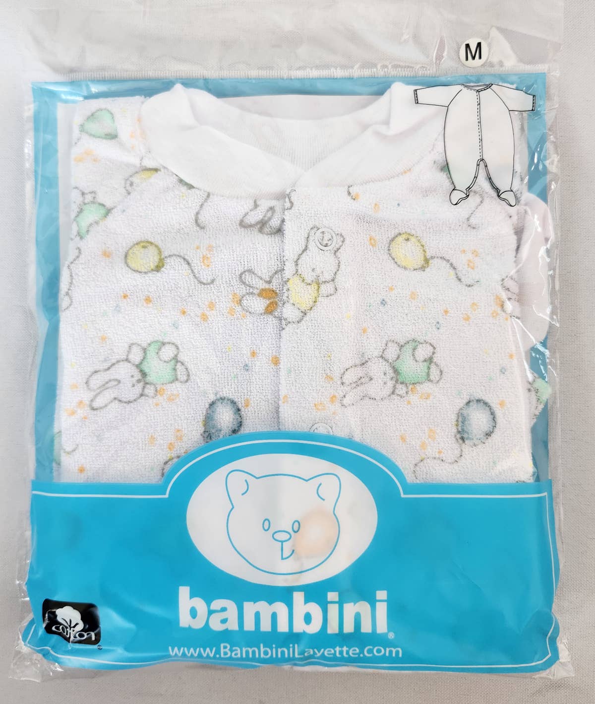 Bambini Infant Wear inc. - Wholesale Sleepsuit - Baby - Bambini Terry Sleep & Play Bodysuit for Baby2