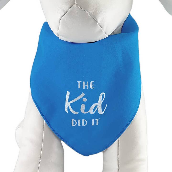 Sassy Pet Bandana - „The Kid Did It” voor wholesale door Dog & Me