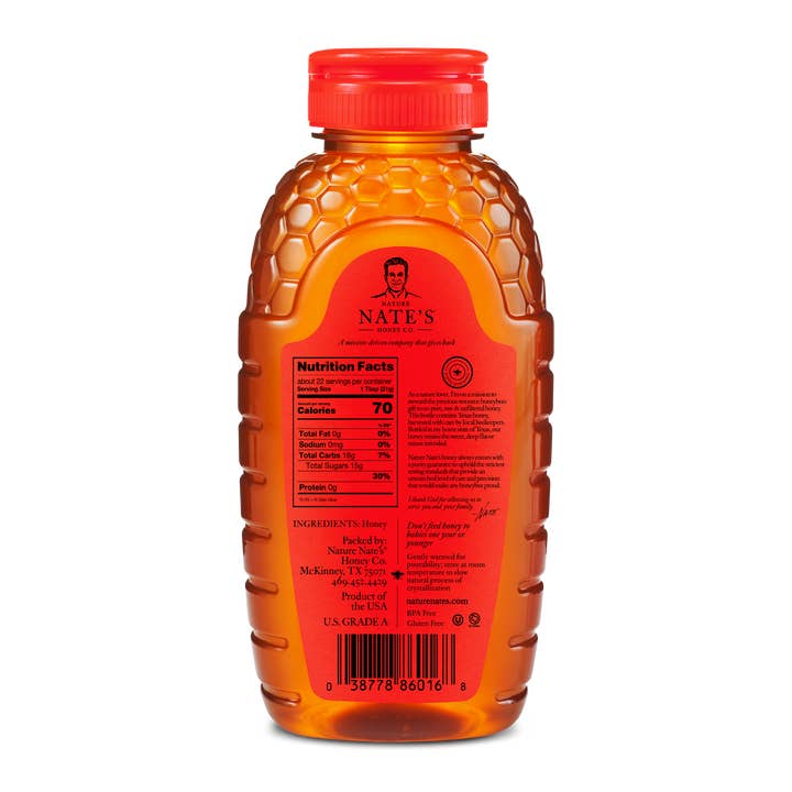 Nature Nate's Honey Co. - Wholesale Honey - Nature Nate's Raw And Unfiltered Texas Honey