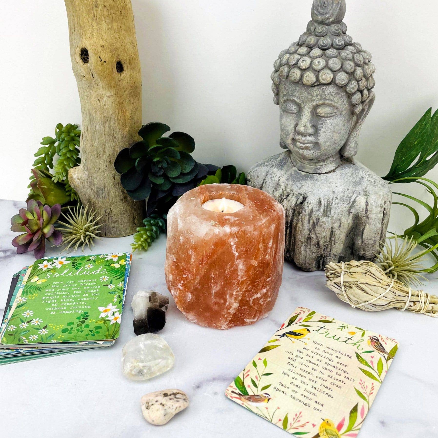 Rock Paradise - Wholesale Candle Holder - Himalayan Salt Candle Holder - Natural Stone Crystal10