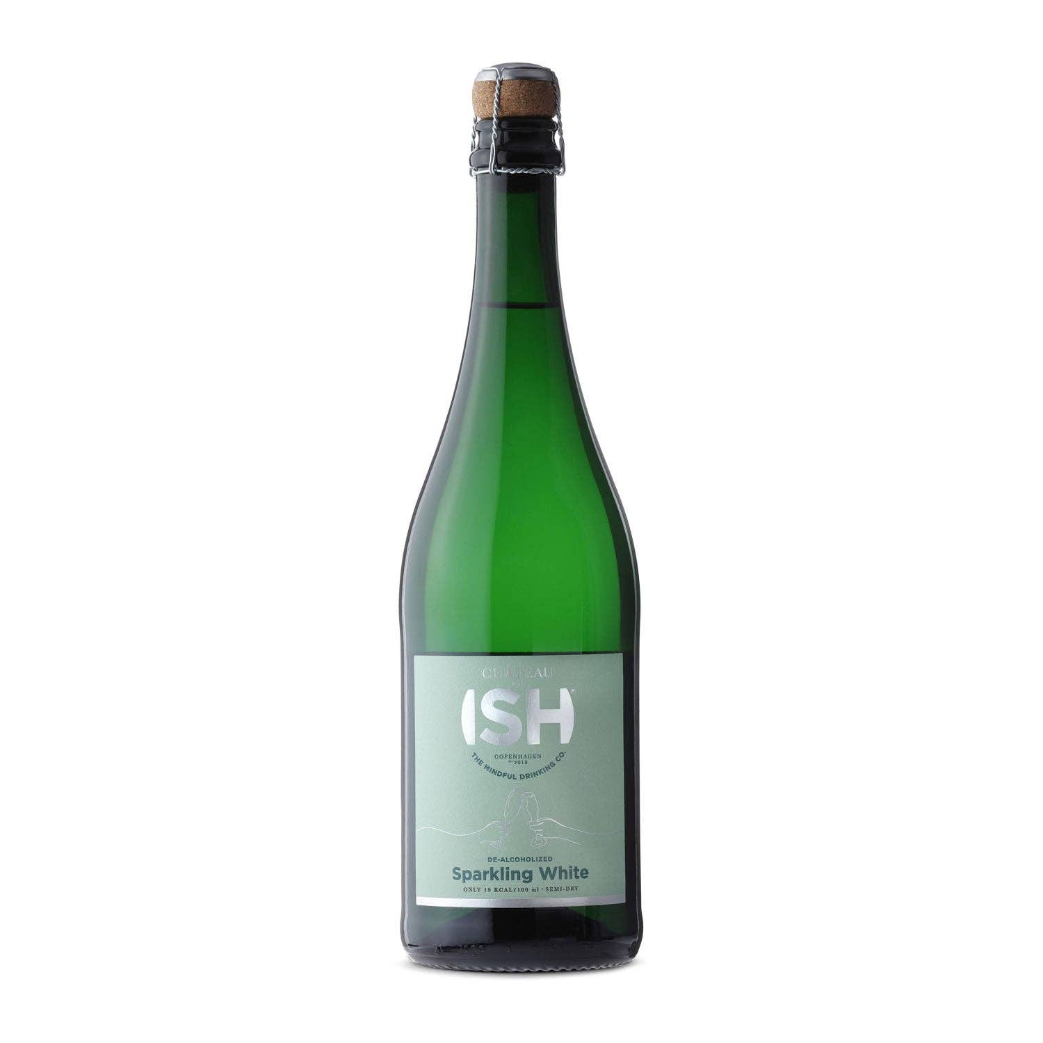 ISH ApS - Venta al por mayor Licores/vinos/cervezas sin alcohol - Espumoso Blanco Sin Alcohol, 750 ml1