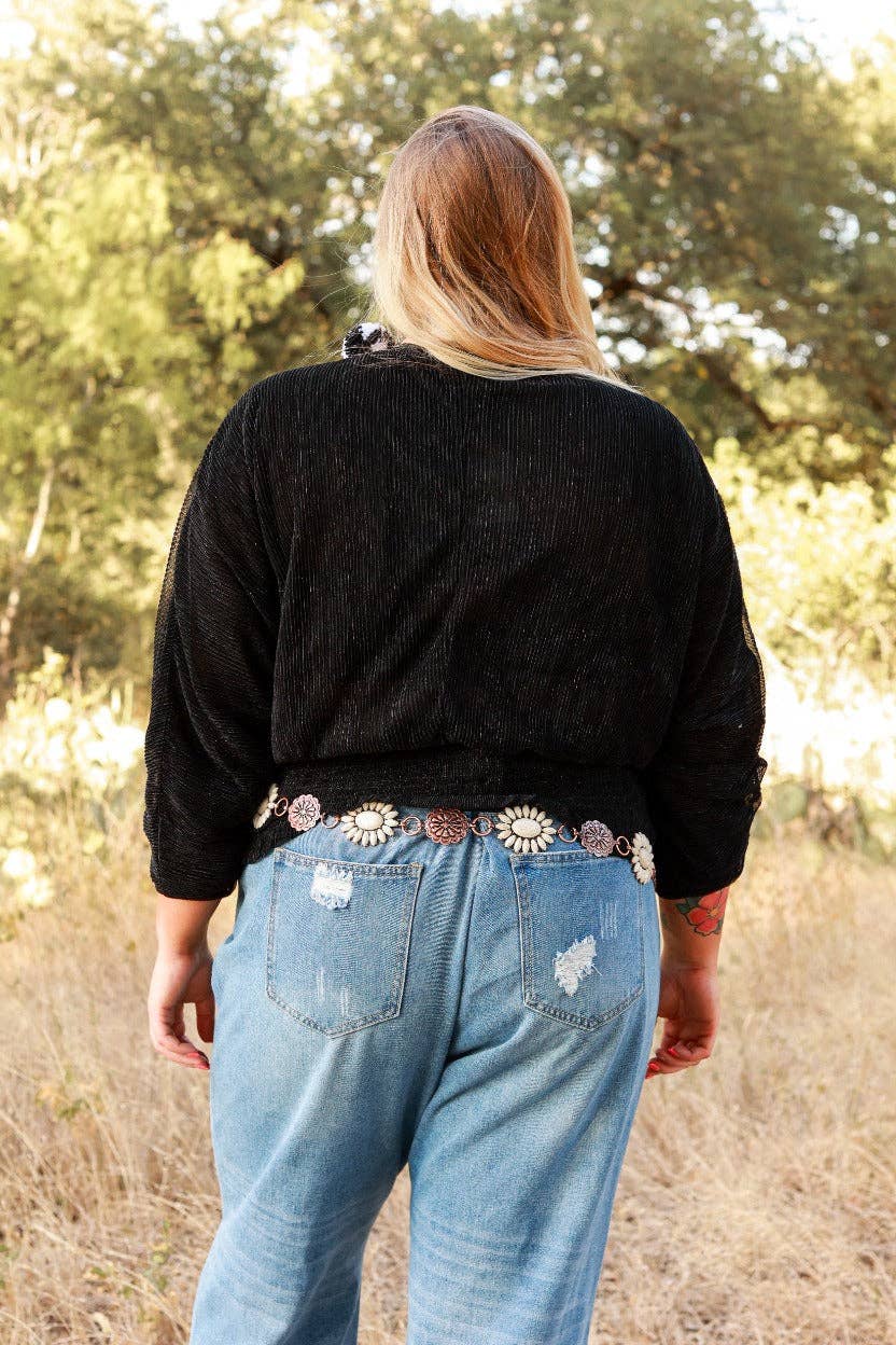 Black Midnight Memories Top for wholesale on Faire3