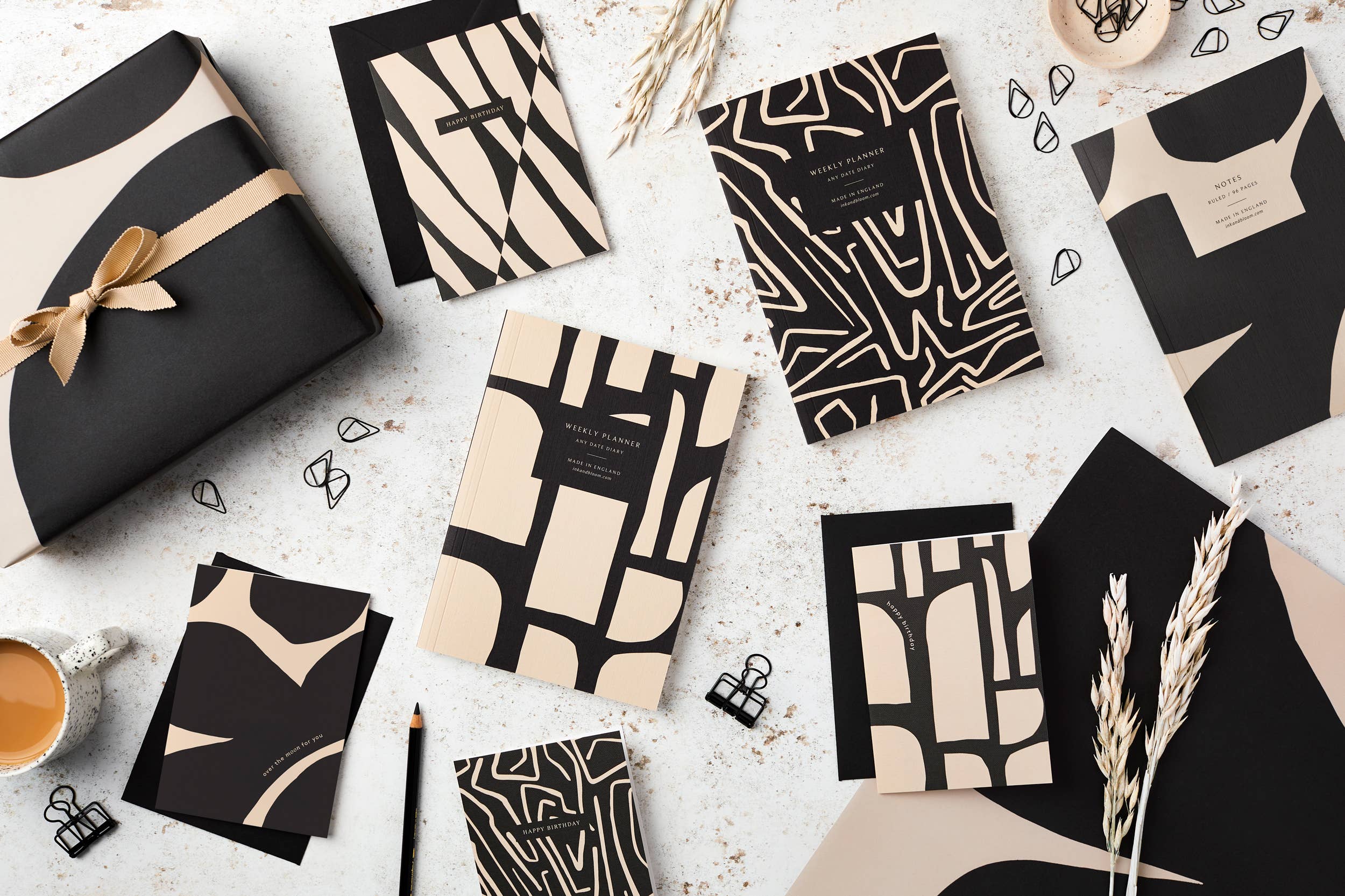 Ink & Bloom – wholesale Birthday card – Shapes Birthday Card | Female Birthday Card | Modern Card1