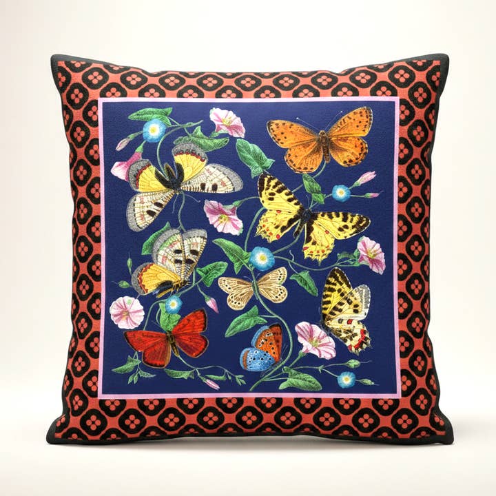 Sommerfugle pudebetræk 40x40 cm for engroshandel hos Mouchkine Jewelry