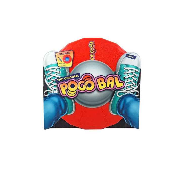 License 2 Play Toys - Wholesale Classic Toy - Kids - The Original Pogo Bal Retro Red with Pump7