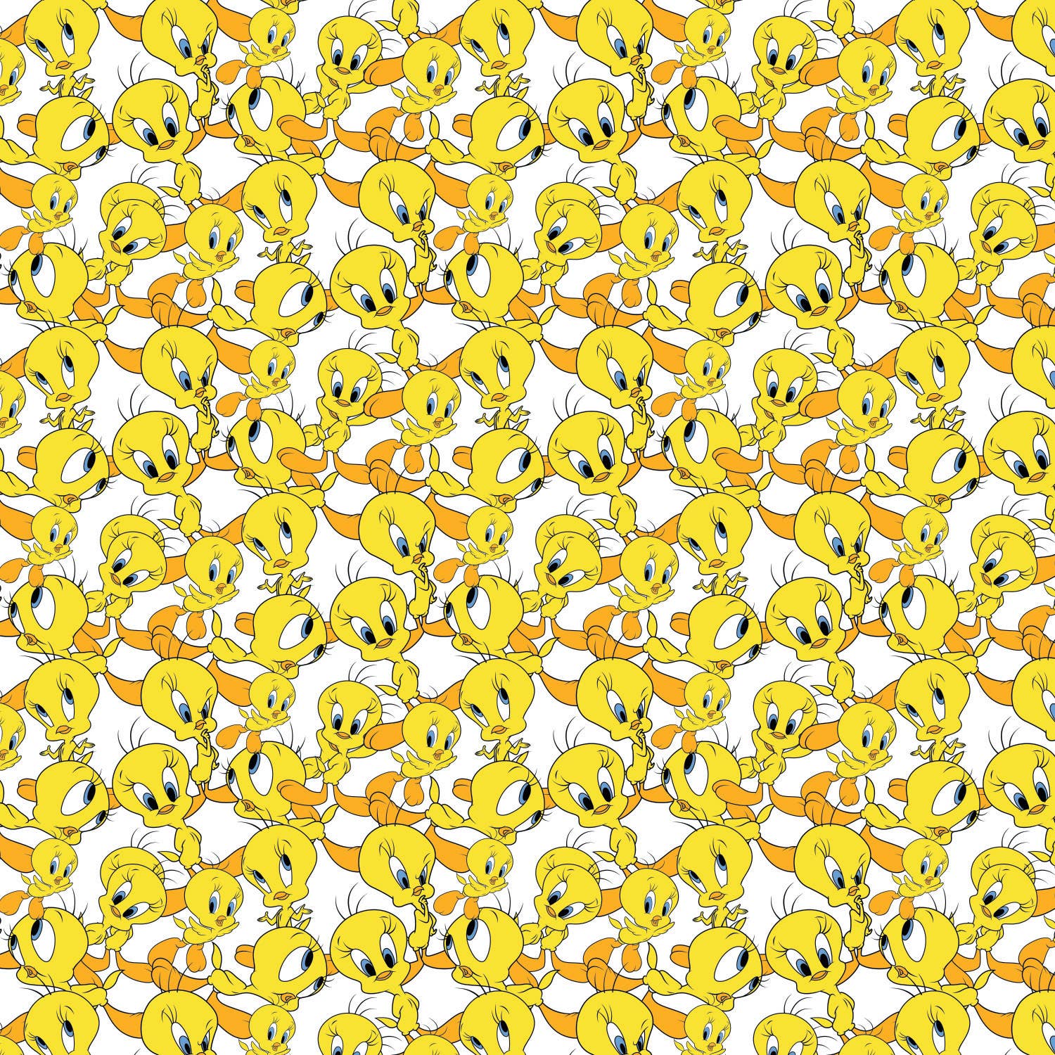  White Looney Tunes- Tweety -100% Cotton Flannel for wholesale on Faire0
