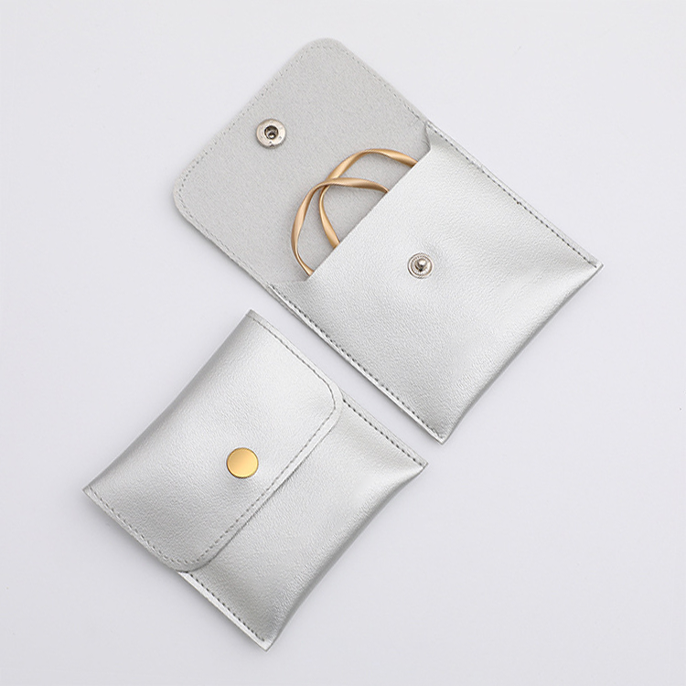 Logo Pouch - Wholesale Jewelry Box/Organizer - Vegan Leather Jewellery Bag - Retail Packs6