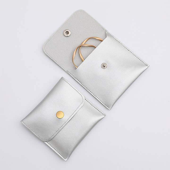 Logo Pouch - Wholesale Jewellery box/organiser - Vegan Leather Jewellery Bag - Retail Packs6