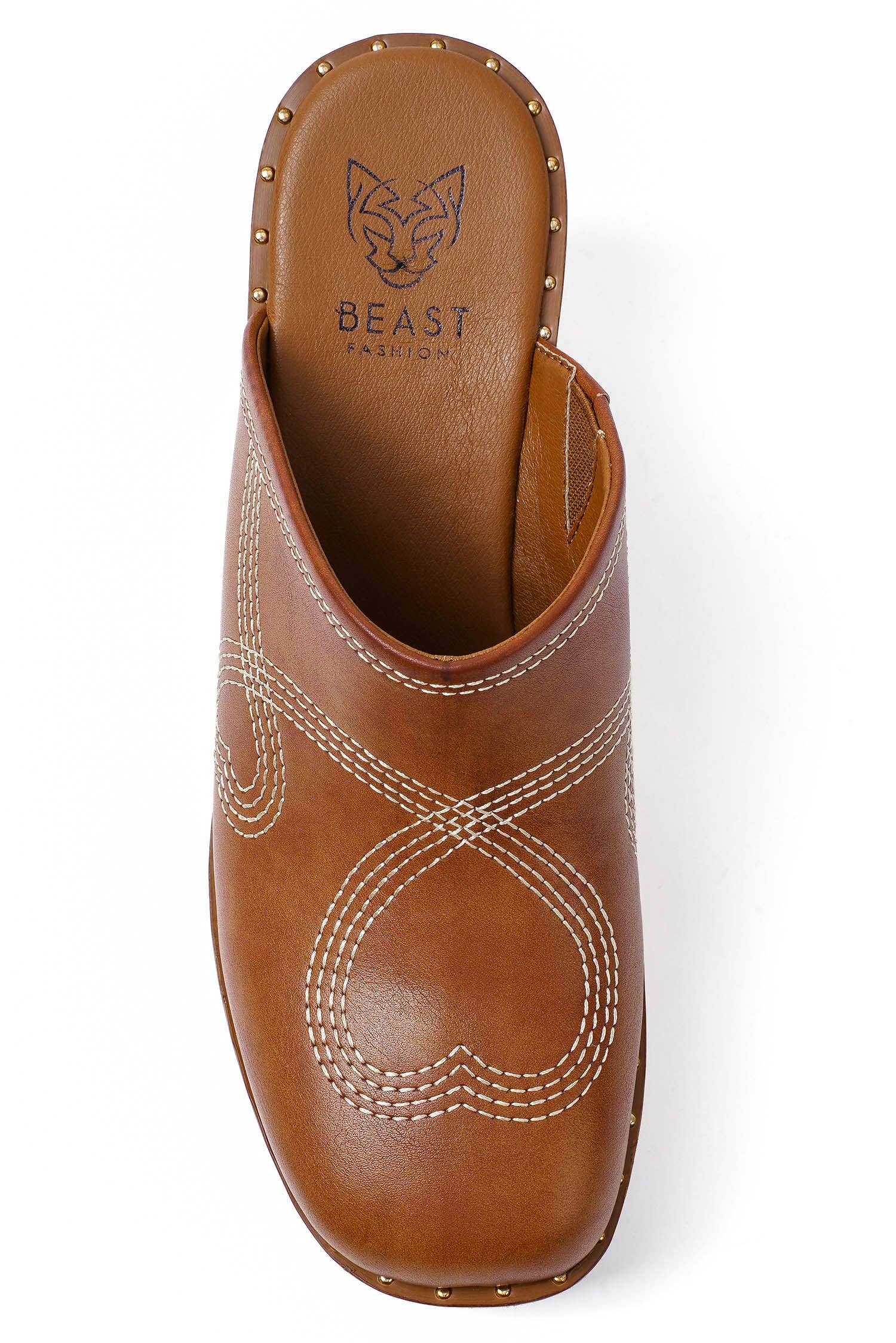 BEAST FASHION – Engroshandel Platform - Dame – PRESLEY-28 Retro Chic Træsplatform Træsko7