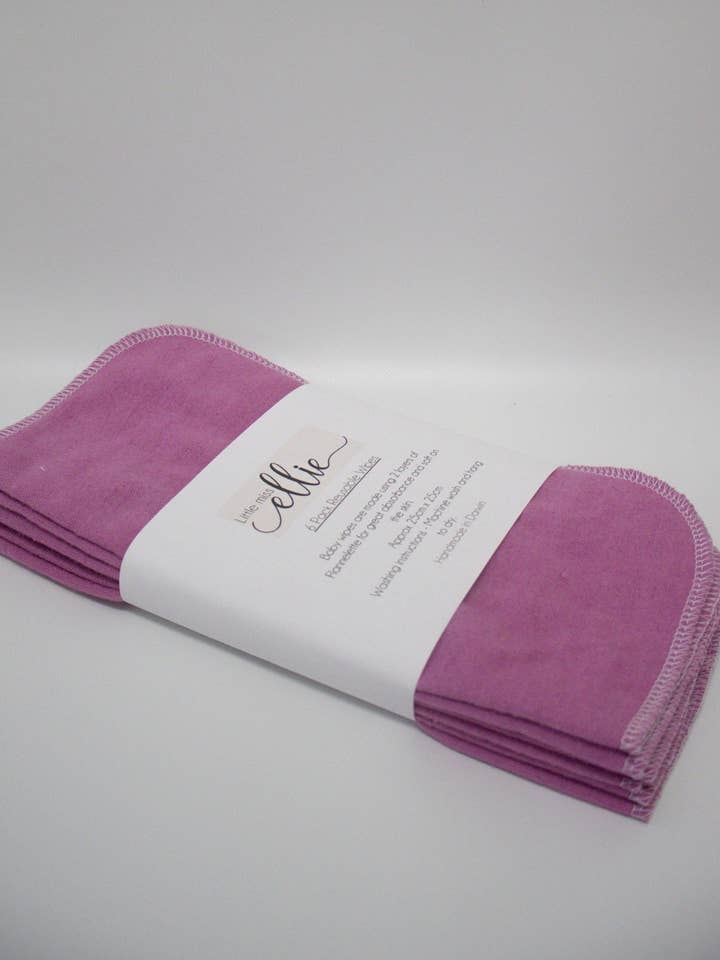 Reusable Baby Wipes - Pink for wholesale by little miss ellie