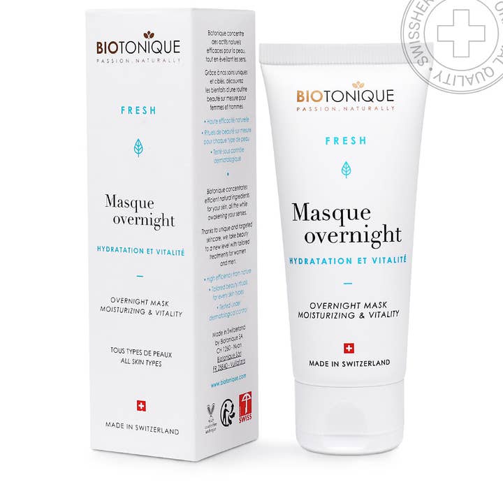 BIOTONIQUE MASQUE DE NUIT Hydratant et Vitalité 50ML pour la vente par SwissHerbs Pharma GmbH