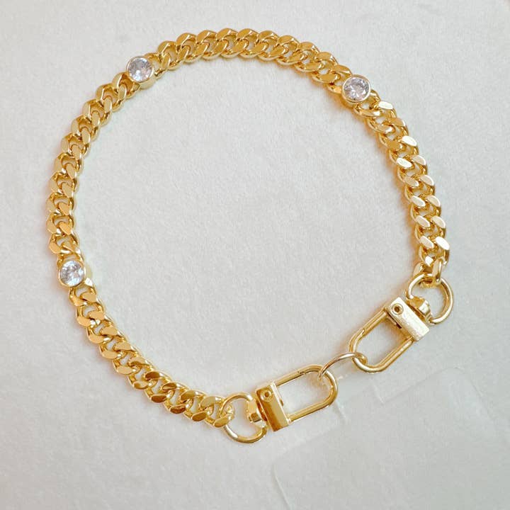 Ellison+Young - Wholesale Lanyard - Women's - Sparkle Over The Chain Phone Wrist Lanyard2