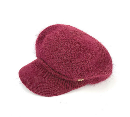 Comfortarians - Vendita all'ingrosso Berretto - Donna - Berretto donna in lana e cashmere, colore solido, spesso e caldo3