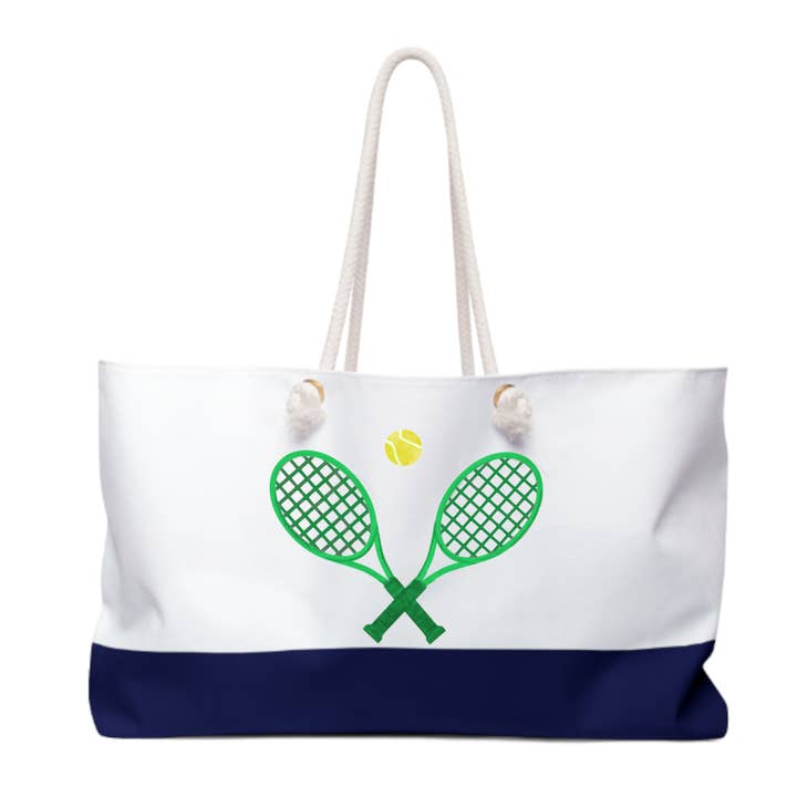 Weekender Tote Bag - Tennis for wholesale by Peachy Pendants