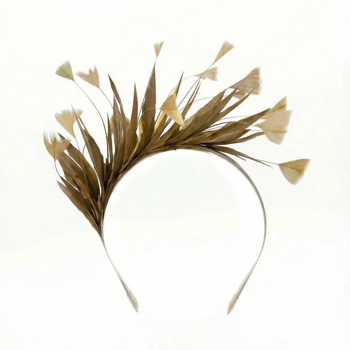 Hovedbeklædning Diadem Wien Fjer Mink for engroshandel hos ACUS