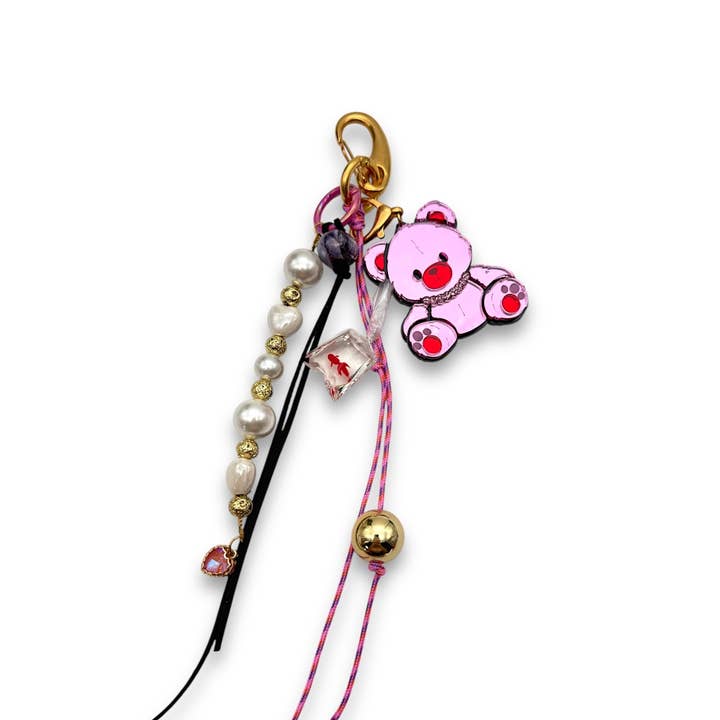 Teddy Bear Keychain – Fashion Accessory for Bag or Jeans for wholesale by Funk Da Queen