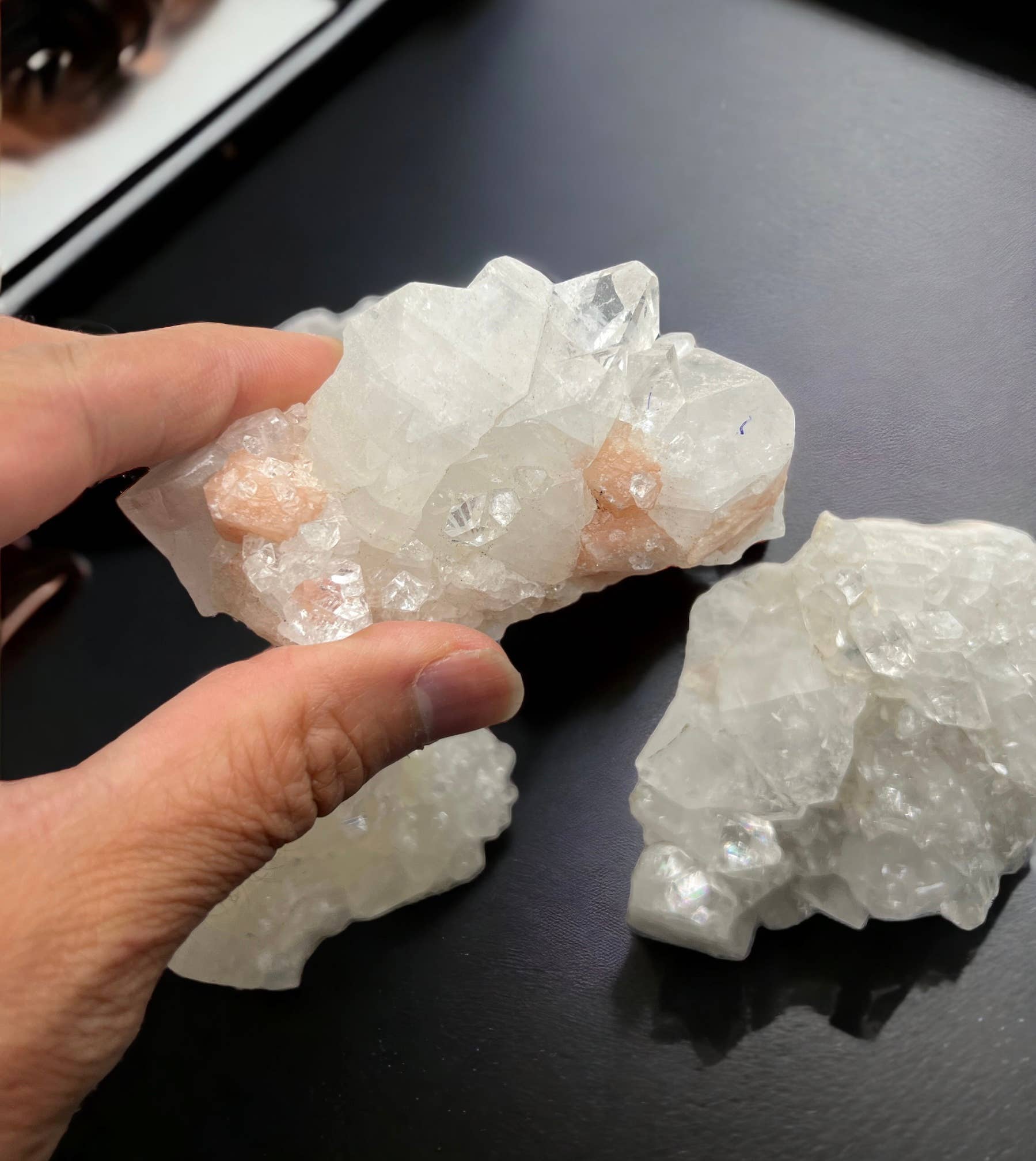 Crystals of India – Großhandel Spiritueller Stein/Kristall – Hochwertige Zeolith-Pcs6