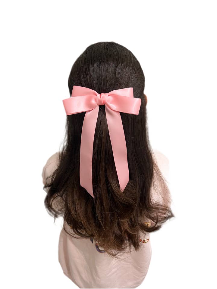 BELLA BOW-SATIN HAIRCLIP for wholesale by Lenzo