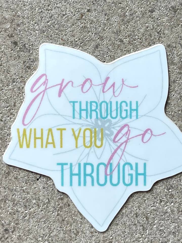 Autocollant Grow Through pour la vente par Live Inspired 365