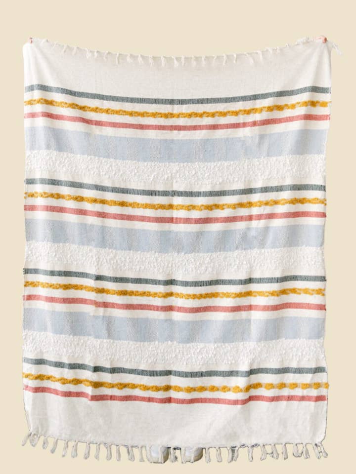 Fizz Textured Throw for wholesale by One Stone Goods