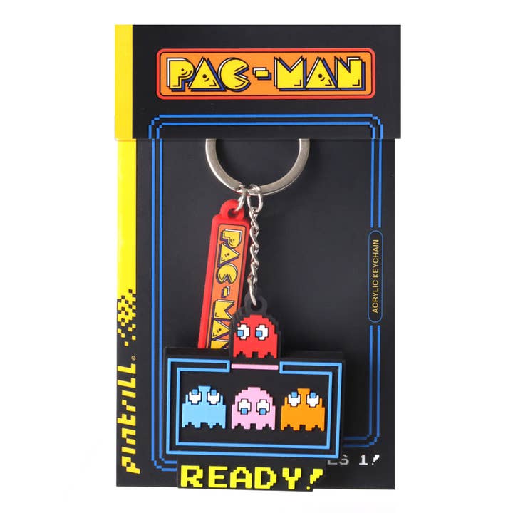 PINTRILL - Wholesale Keychain - Unisex - PAC-MAN PVC Ready!1