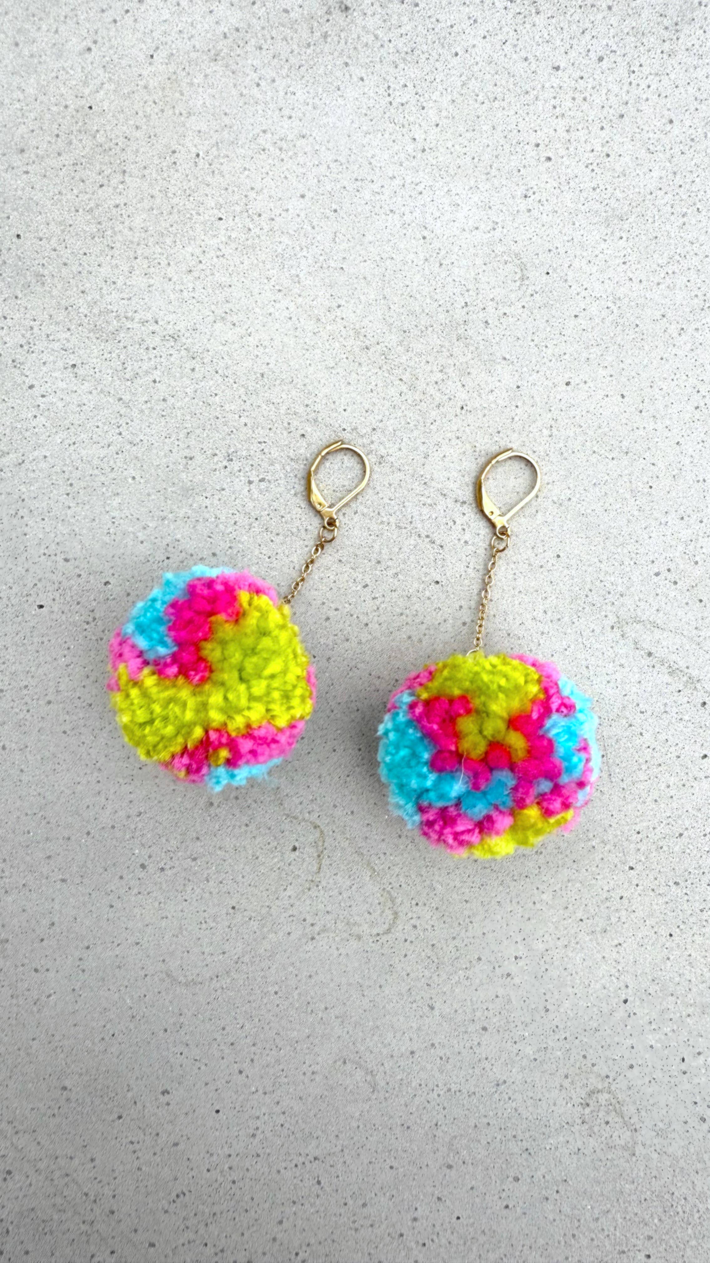 Stitchy Loop - Wholesale Dangle Earrings - Bubble Dangle Earrings3