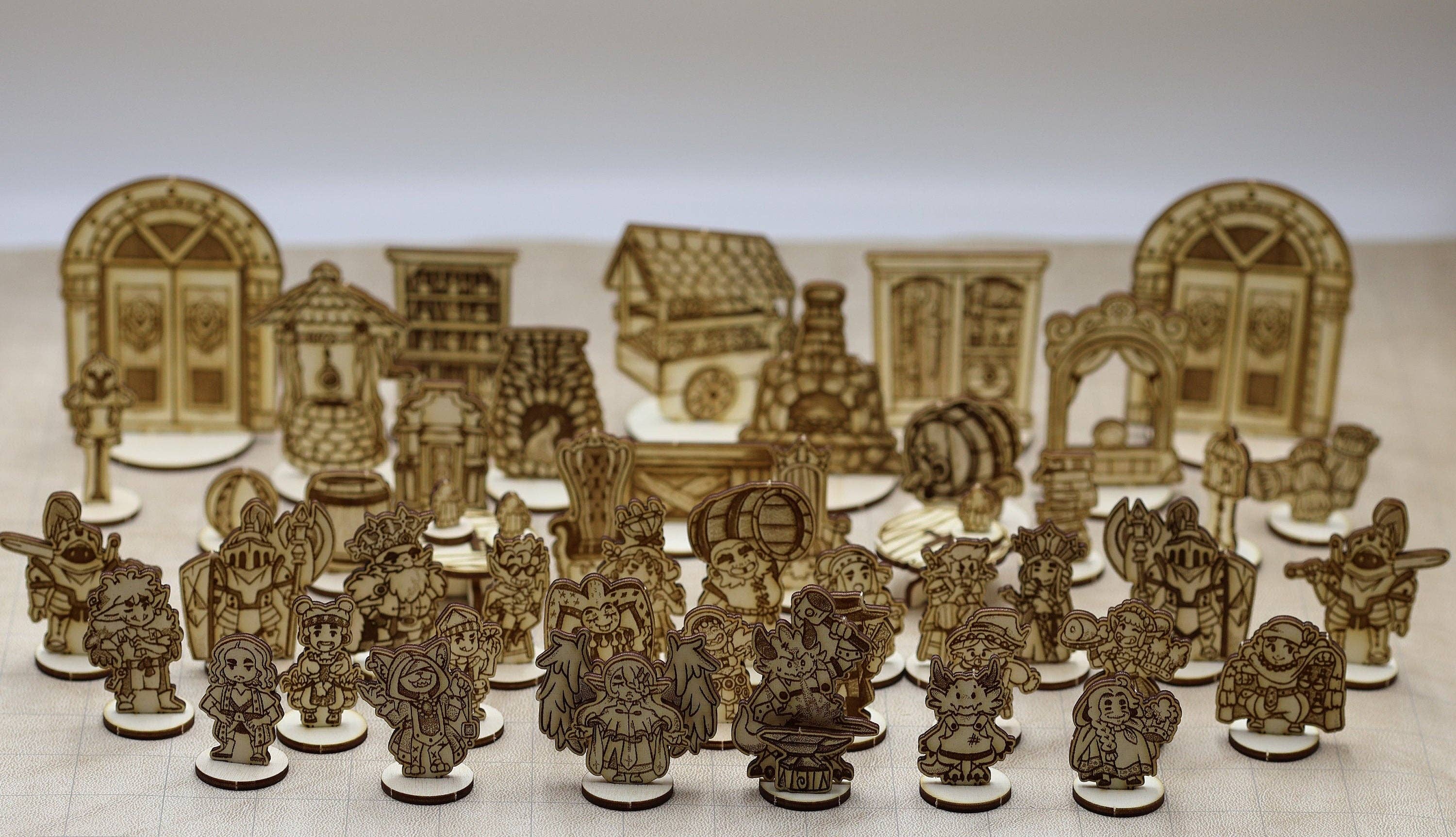 CorvidArts - Wholesale Board Game - NPC Starter Set ( 51 Pieces )1