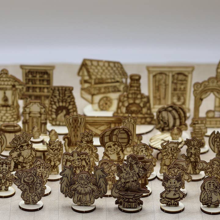 CorvidArts - Wholesale Board Game - NPC Starter Set ( 51 Pieces )1