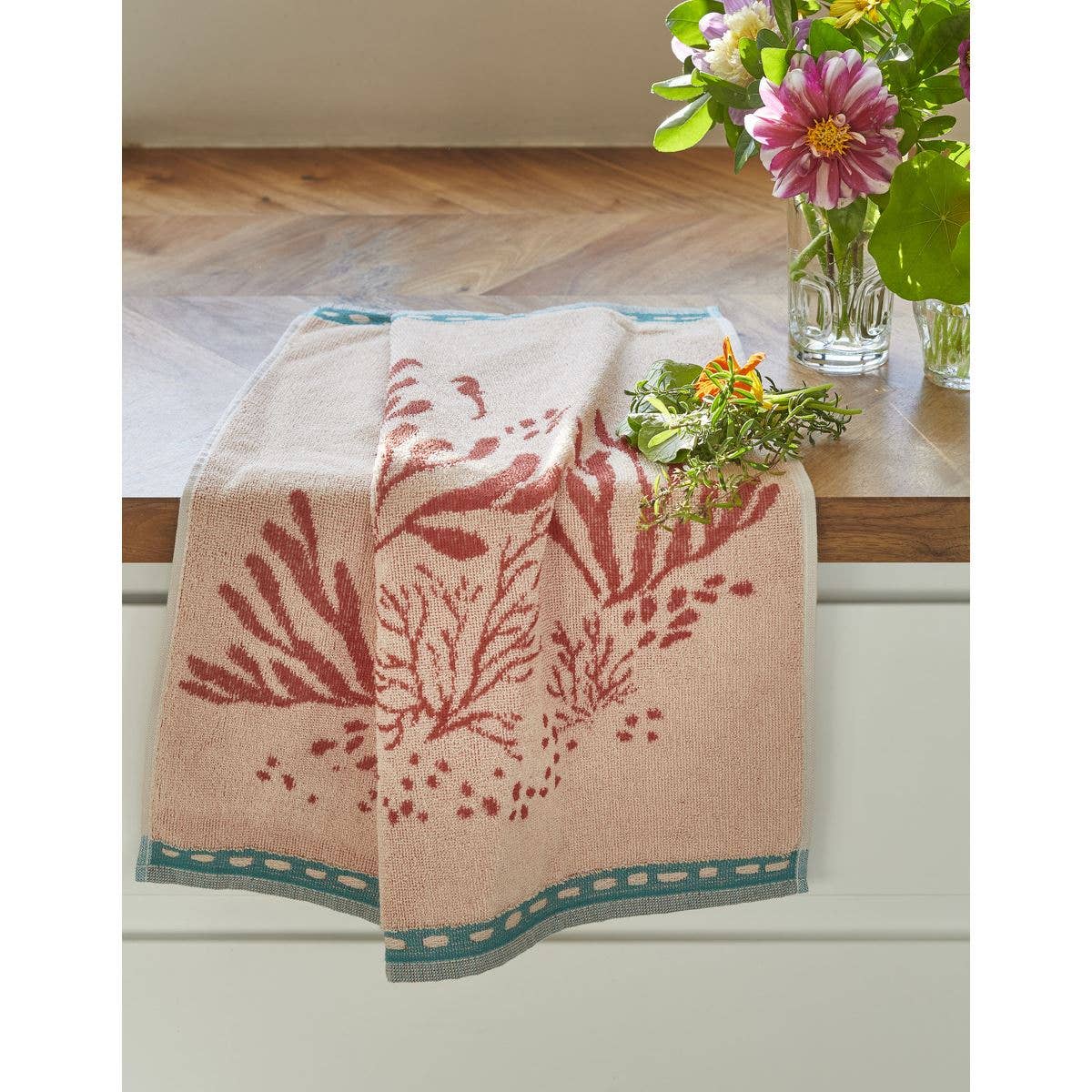 Sylvie Thiriez - Vendita all'ingrosso Strofinacci - Asciugamano per mani Océan 50x50 cm1