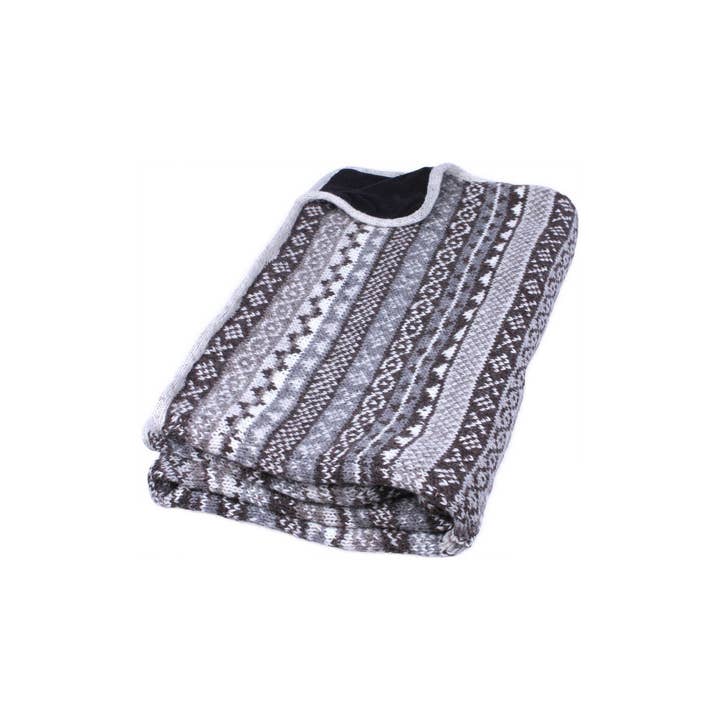 Classic Fairisle Throw Natural for wholesale on Faire