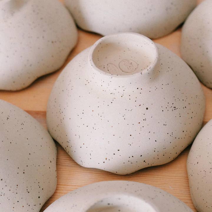 Ohyoko ceramics - Wholesale Serve Bowl - Handmade ceramic stoneware bowls with waves10