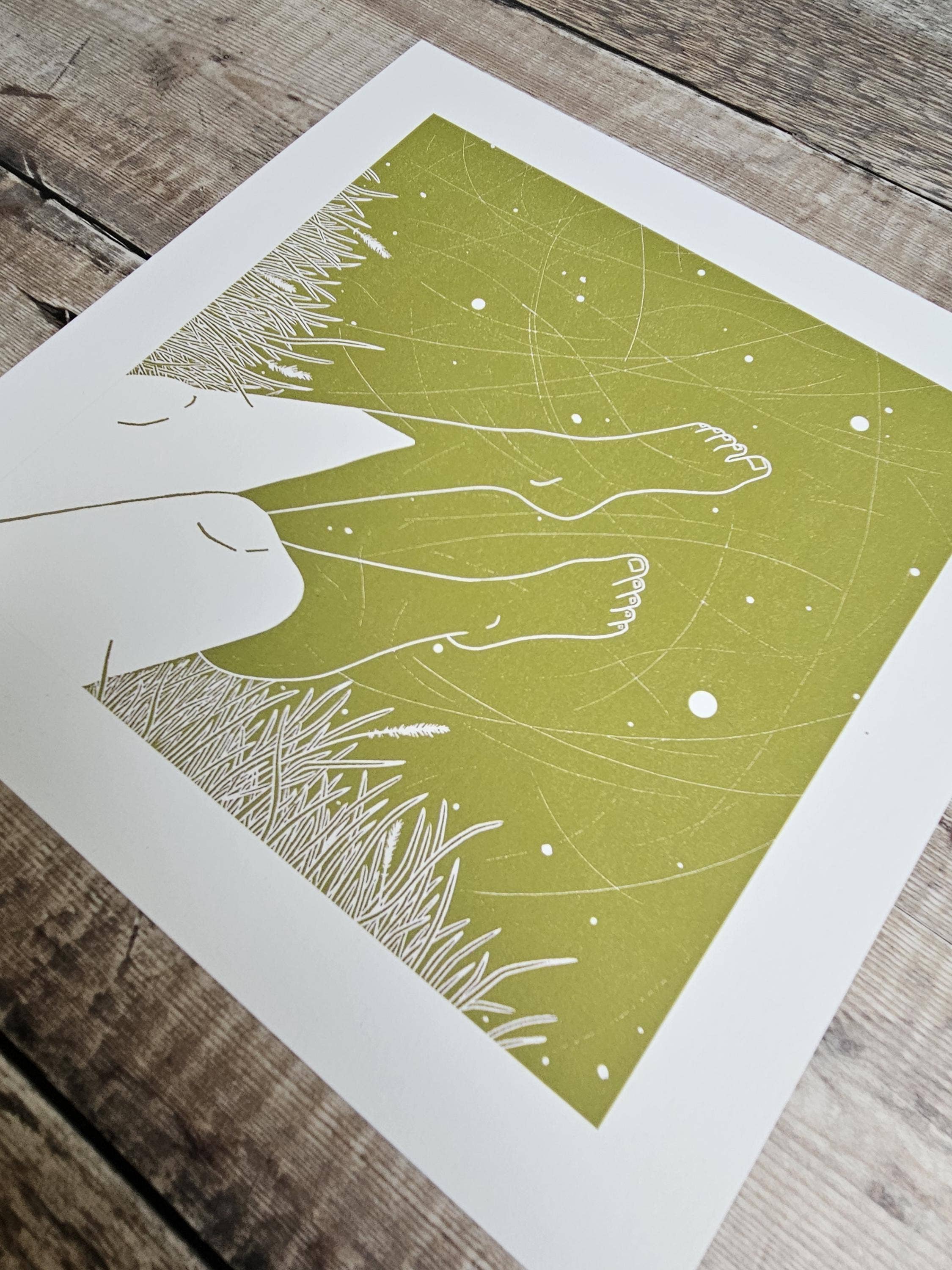 Flotsam Prints - Wholesale Art Print - Toes In The Water - Archival Quality Giclée Print4