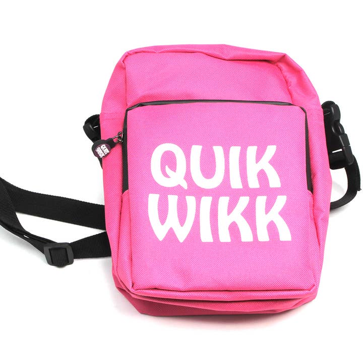 Quik Wikk Shoulder Cross Body Bag Smell Proof Pink for wholesale by Quik Wikk