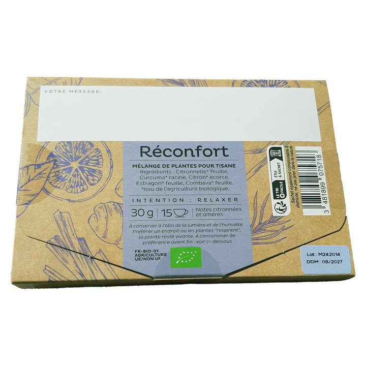 LE COMPTOIR D'HERBORISTERIE - Wholesale Health/Detox Tea - ORGANIC INFUSION TO POST COMFORT 30G1