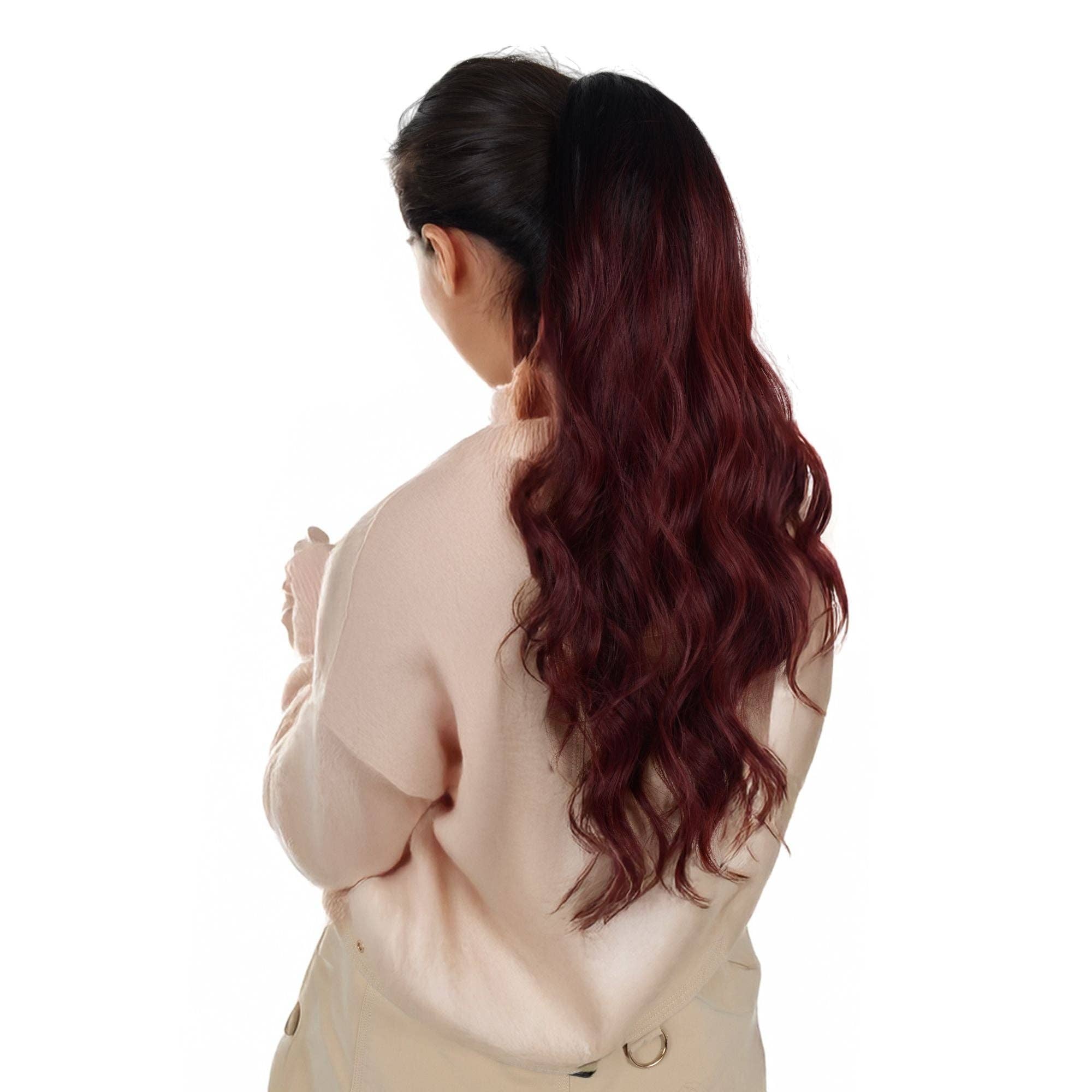 AK Brand - Wholesale Hair Extensions - Long Drawstring Ponytail Hair Extension 22 Inch Synthetic13