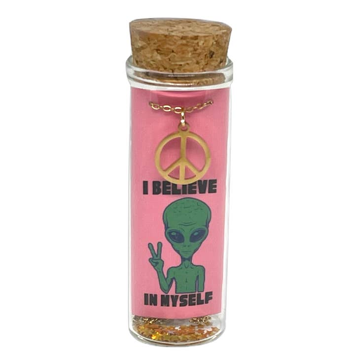 Peace Sign Charm Necklace for wholesale by L Rae Charm