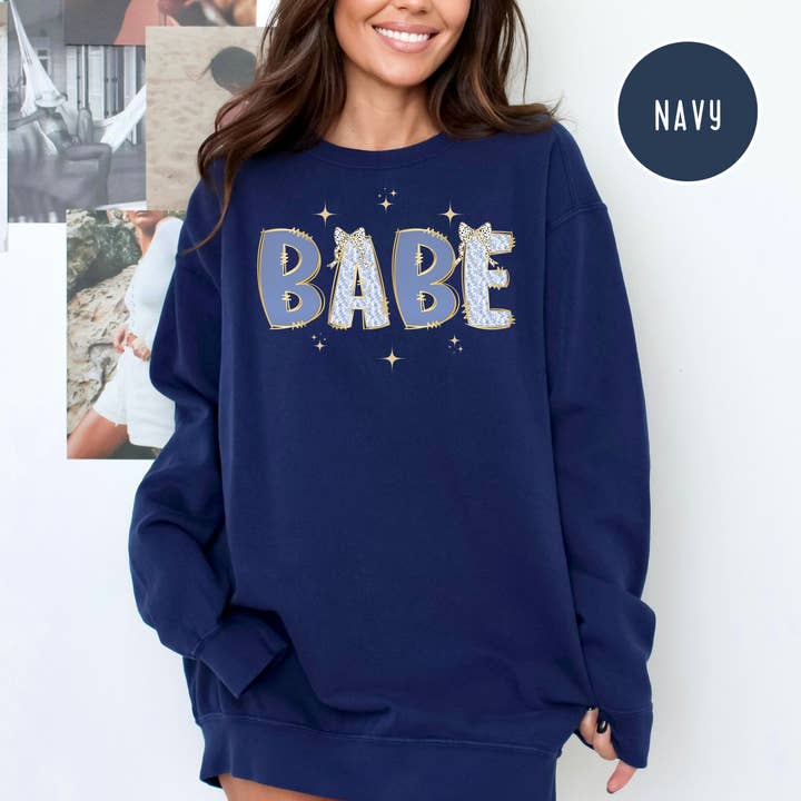 Felpa Babe Coquette Comfort Colors® per la vendita all'ingrosso da parte di CindyL Boutique