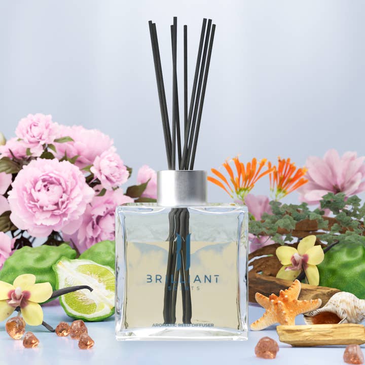 Diffuseur à roseaux Santorini Sunset pour la vente par Brilliant Scents