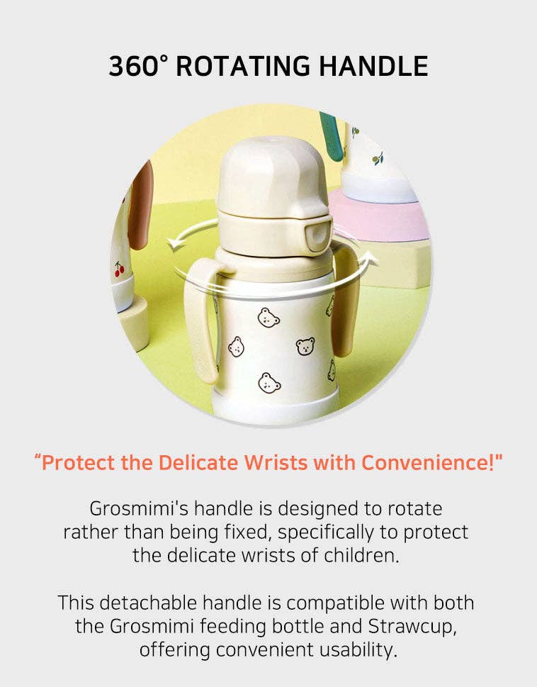 zezebaebae (Grosmimi and Cha&Mom) – wholesale Dricksglas och koppar – Barn och baby – Grosmimi Rostfritt Stål Sugrörsmugg med Fällbart Lock - 6oz (200ml)12