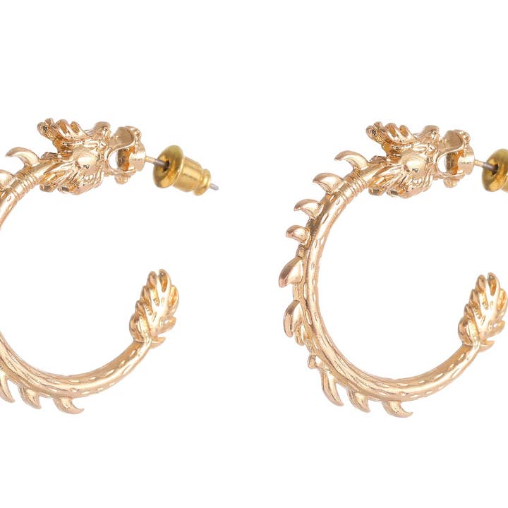 Emilie collection - Vendita all'ingrosso Orecchini a cerchio - Orecchini drago d'oro