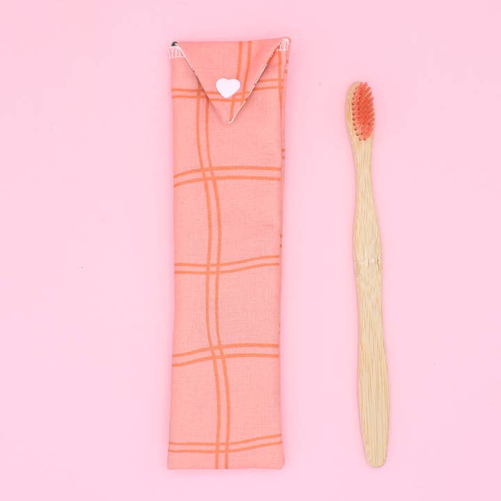 Machatatelier - Vente Support de brosse à dents - Étui de brosse à dents - coton enduit2