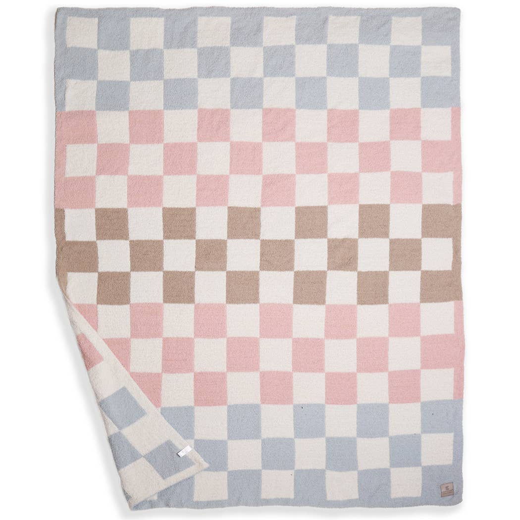 Fashion City - Wholesale Throw Blanket - Multicolor Checkered Reversible Throw Blanket9