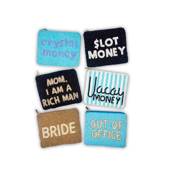 Brittyland - Vente Porte-monnaie – femme - Grande Pochette à Perles - Culture Pop - Porte-Monnaie12