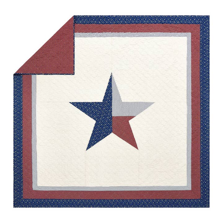 Peking Handicraft - Wholesale Bedding Set - TEXAS LONE STAR QUILT SET-3PC