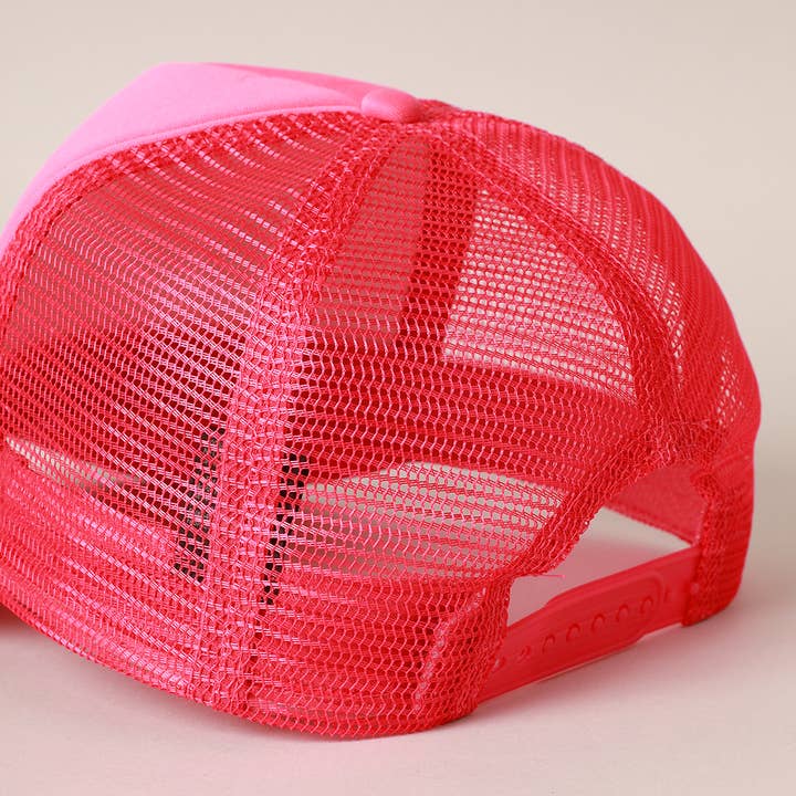 Fashion City – Engroshandel Trucker hat - Dame – Glitter SALTY trykt skum Trucker Hat3