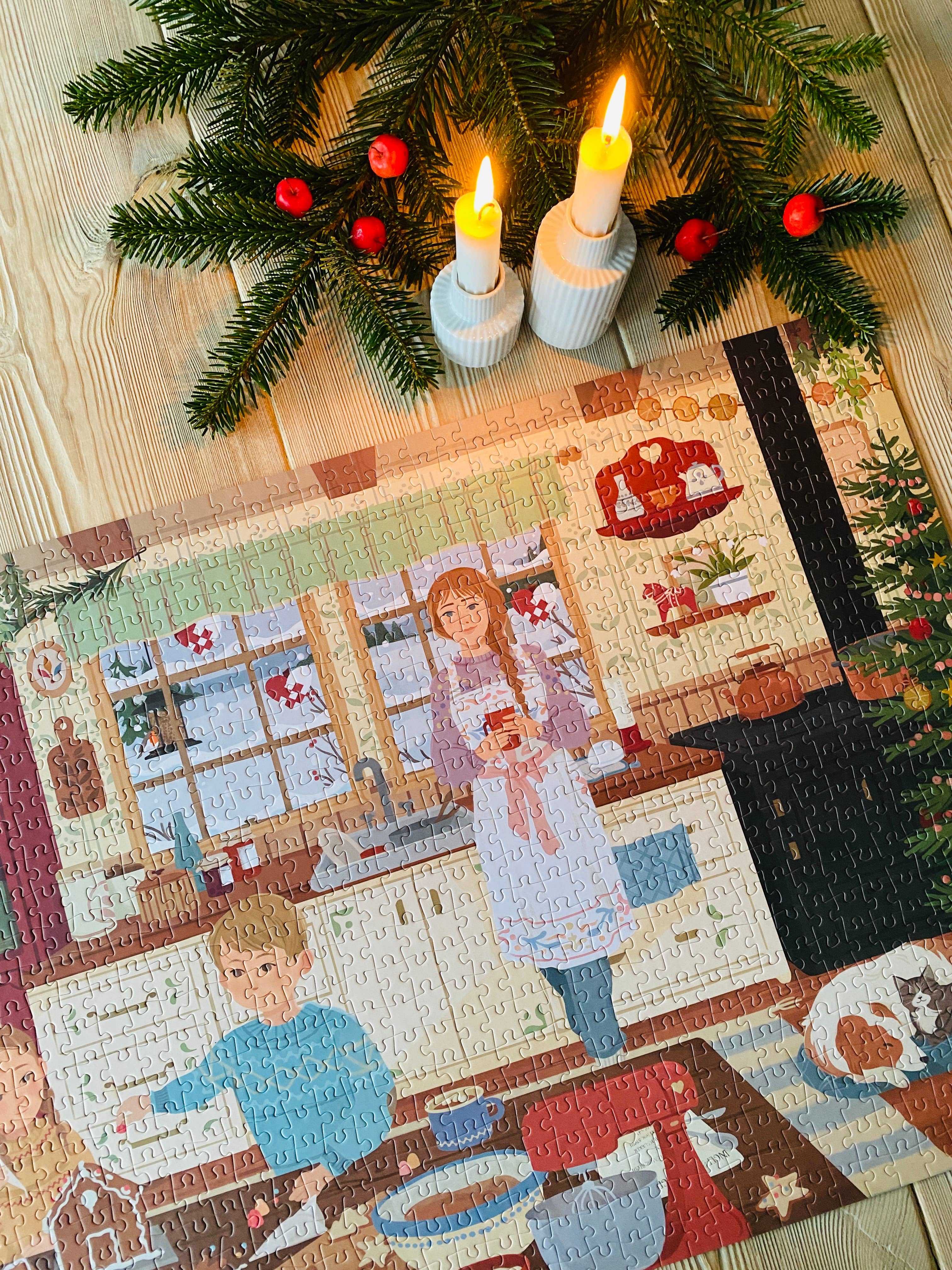 Penny Puzzle – wholesale Puzzle – Adult – HYGGE HOLIDAYS 1000 piece jigsaw puzzle from Penny Puzzle1
